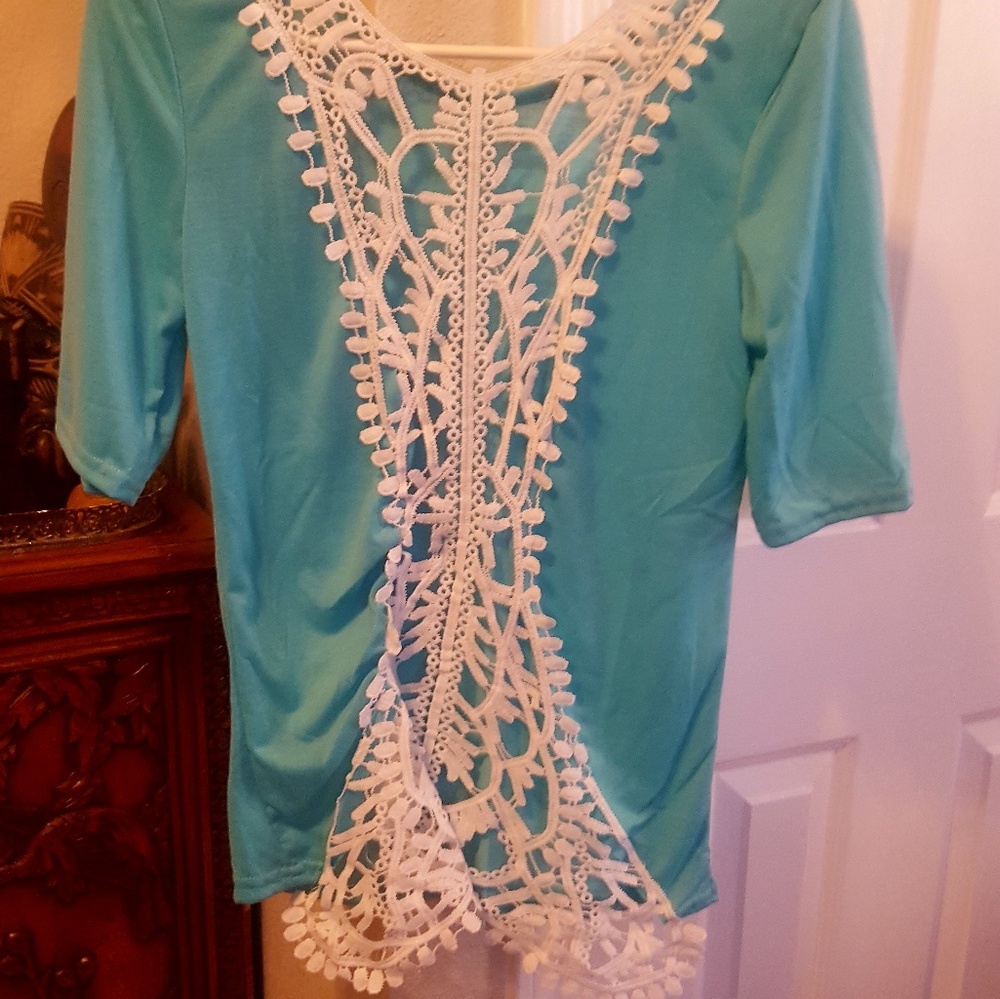Beautiful boho ice silk lace shirts